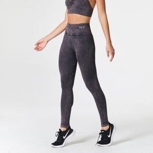 NUX High Rise Mesa Legging MW - Small, Black Mineral Wash